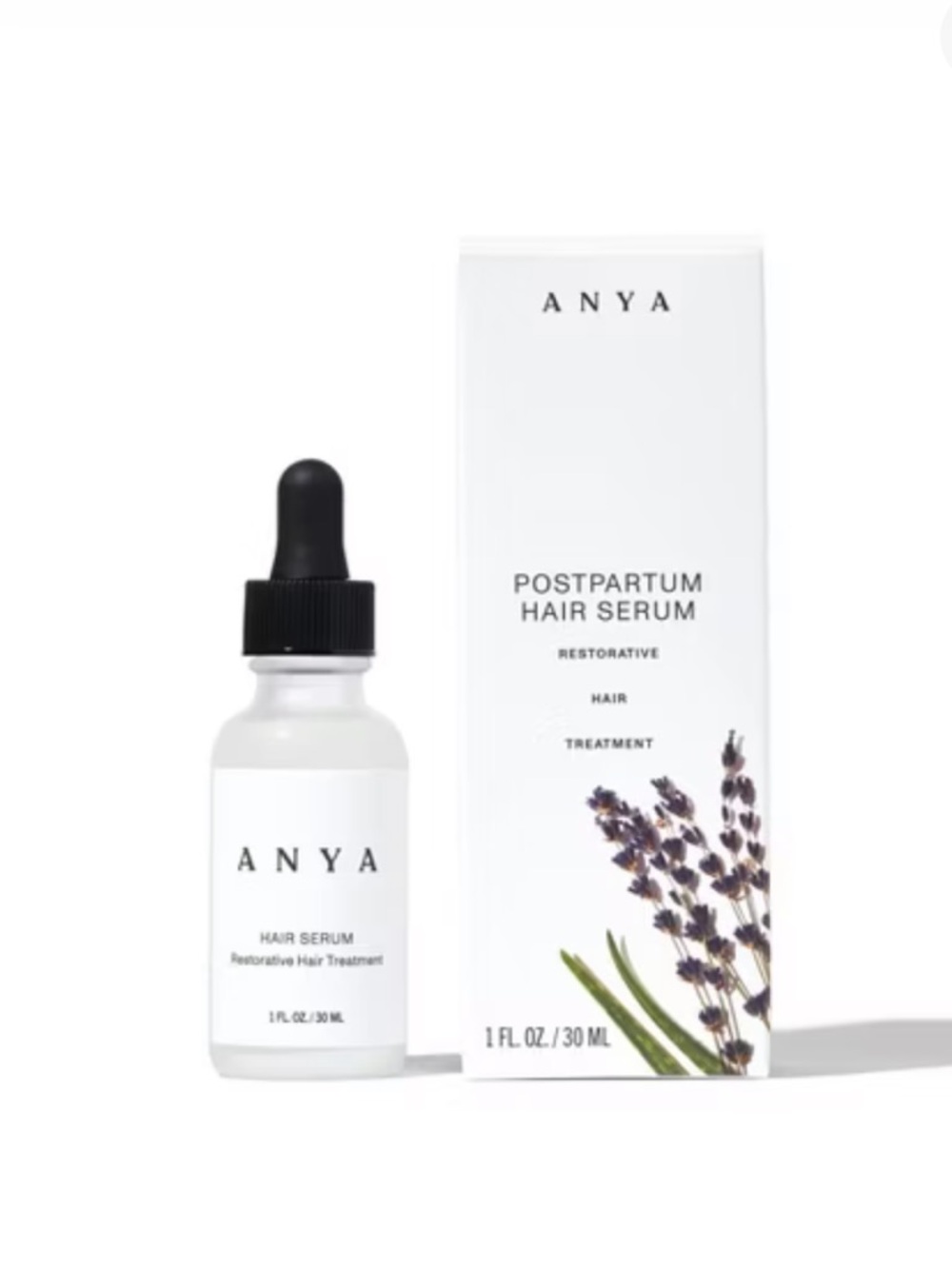 Anya Postpartum Hair Serum 1oz - New Sealed - No Box